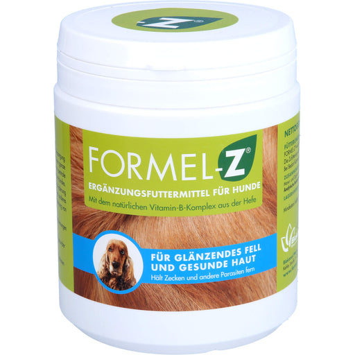 Formel-Z für Hunde für glänzendes Fell und gesunde Haut hält Zecken und andere Parasiten fern, 550 St. Tabletten