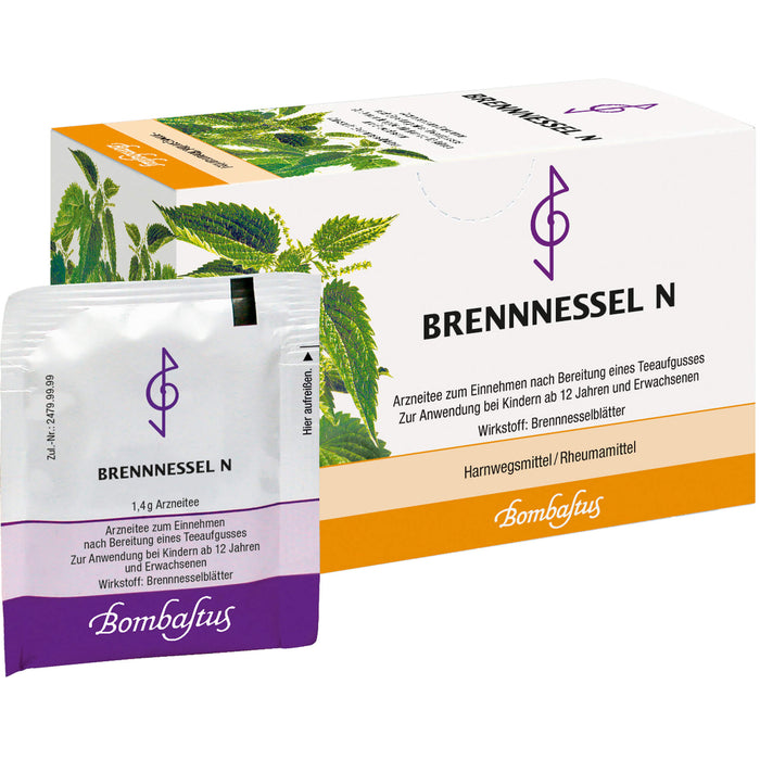 Bombastus Brennnessel N Arzneitee Harnwegsmittel / Rheumamittel, 20 St. Tee