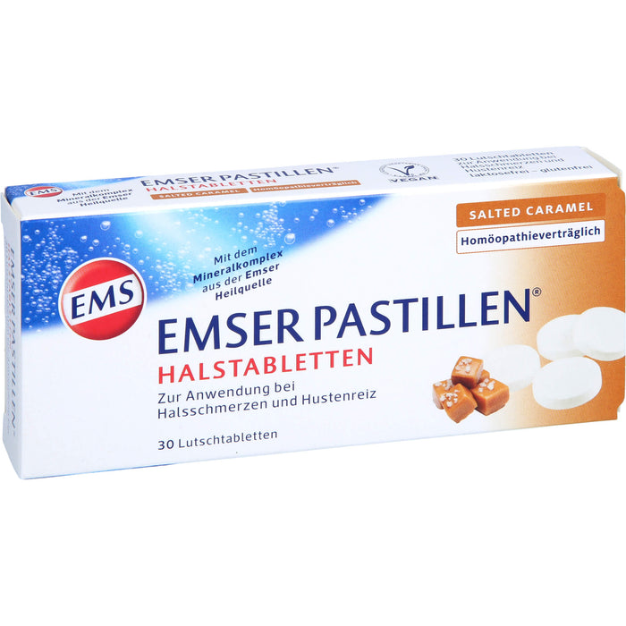 Emser Pastillen Halstabletten Salted Caramel, 30 pc Tablettes