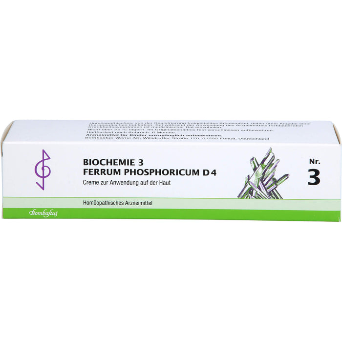 Bombastus Biochemie 3 Ferrum phosphoricum  D4 Creme, 100 ml Creme