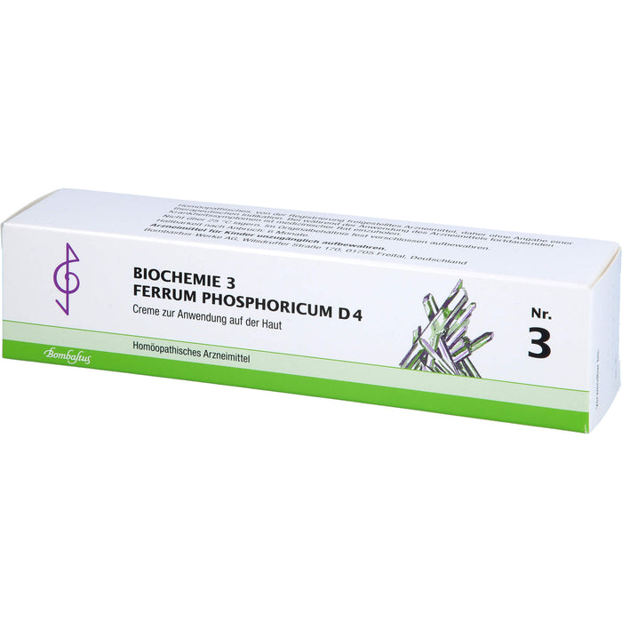 Bombastus Biochemie 3 Ferrum phosphoricum  D4 Creme, 100 ml Creme