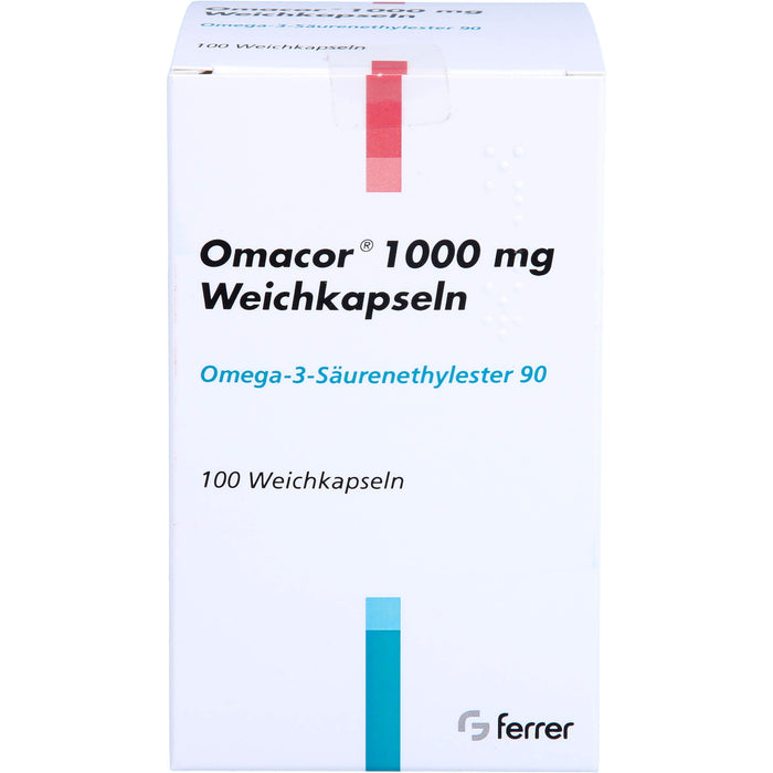 Aaragon Omacor 1000 mg Weichkapseln, 100 St. Kapseln