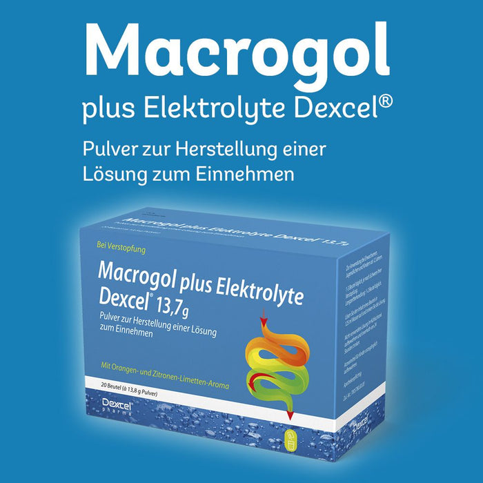 Macrogol Dexcel plus Elektrolyte bei Verstopfung, 10 pc Sachets