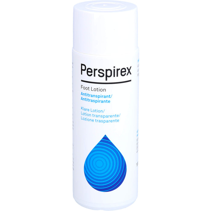 Perspirex Foot Lotion Antitranspirant hemmt Schwitzen und Geruch an den Füßen, 100 ml Lotion