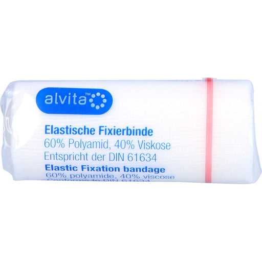 Alvita elastische Fixierbinde 8 cm x 4 m, 1 St. Binde