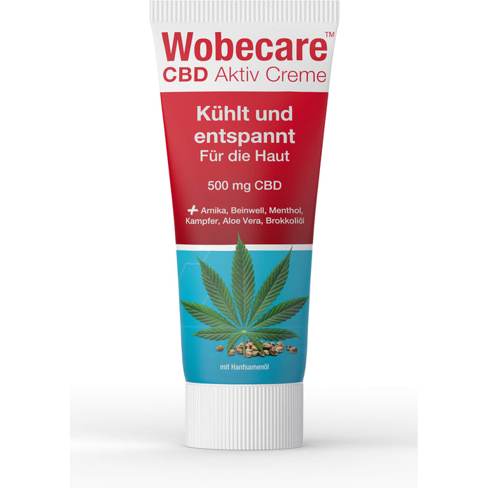 Wobecare CBD Aktiv Creme, 100 ml Cream