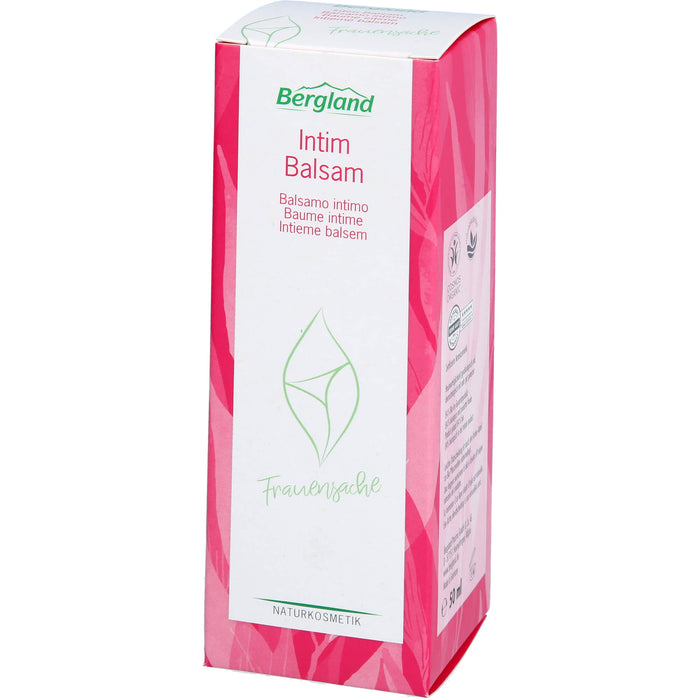 Bergland Intim Balsam Frauensache mit Aloe Vera und Ringelblume zur täglichen Pflege des Intimbereichs, 50 ml Balm
