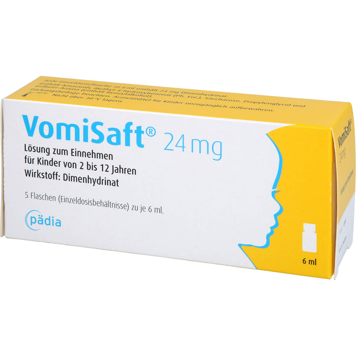 VomiSaft 24 mg Lösung bei Reisekrankheit, 30 ml Lösung