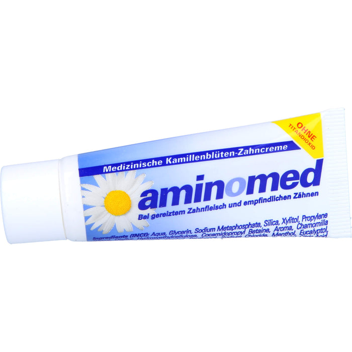Aminomed Kamillenblüten Zahncreme, 15 ml Zahncreme