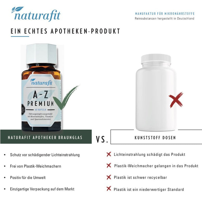 naturafit Magnesium 100 mg Magnesiumglycinat, 240 St. Kapseln