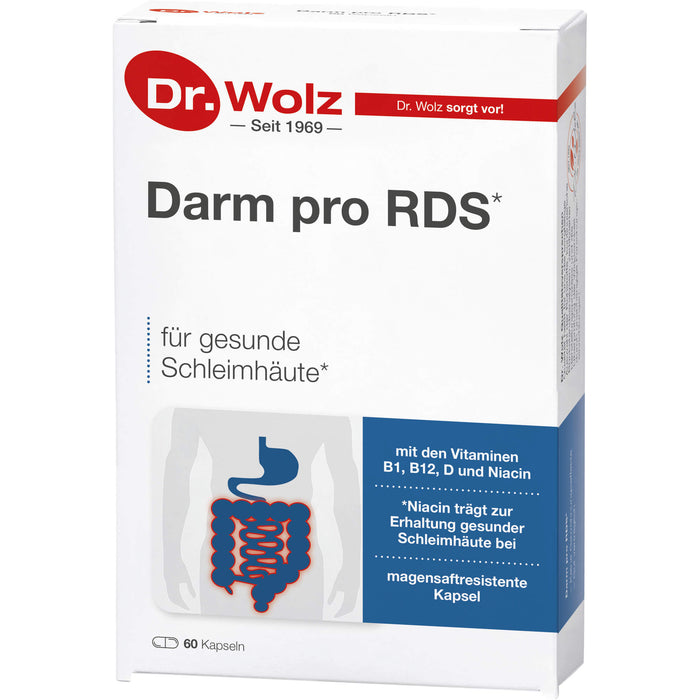 Dr. Wolz Darm Pro RDS Kapseln für gesunde Schleimhäute, 60 pc Capsules