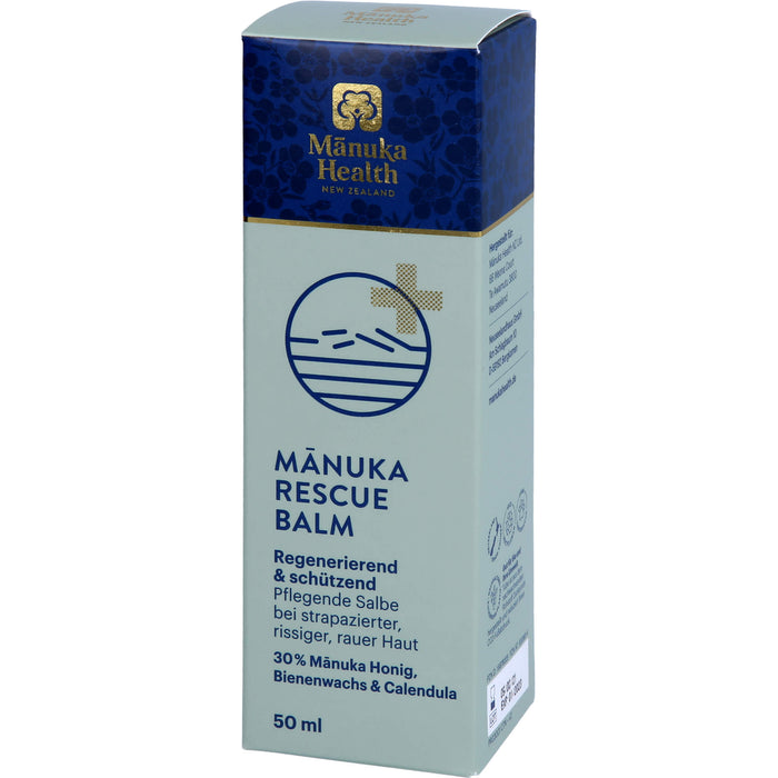 Manuka Health Rescue Balm bei strapazierter und rauer Haut, 50 ml Balm