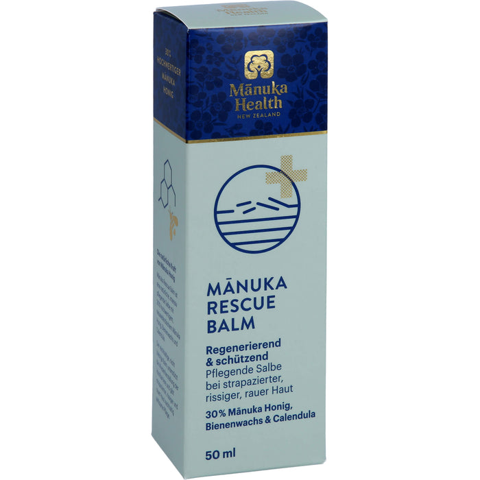 Manuka Health Rescue Balm bei strapazierter und rauer Haut, 50 ml Balm