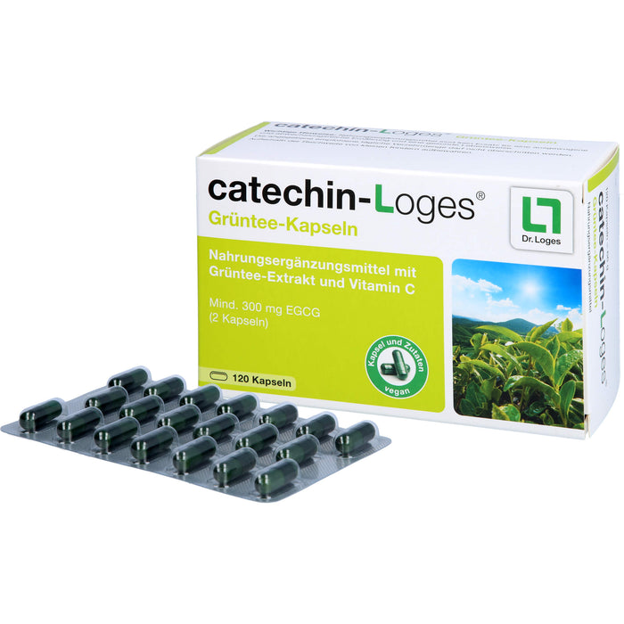 Catechin-Loges Grüntee-Kapseln, 120 pcs. Capsules