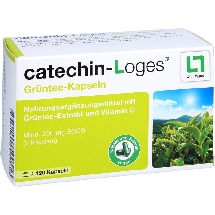 Catechin-Loges Grüntee-Kapseln, 120 pcs. Capsules