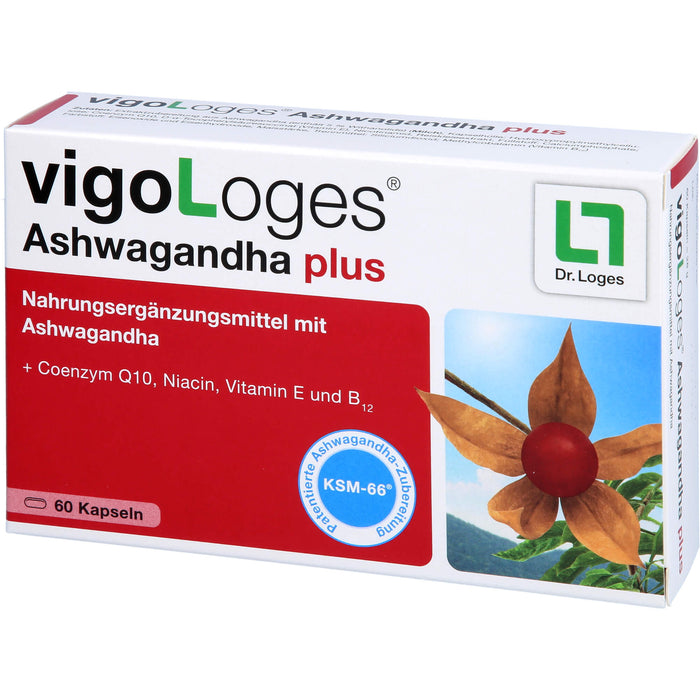 vigoLoges Ashwagandha plus Kapseln, 60 St., 60 pcs. Capsules