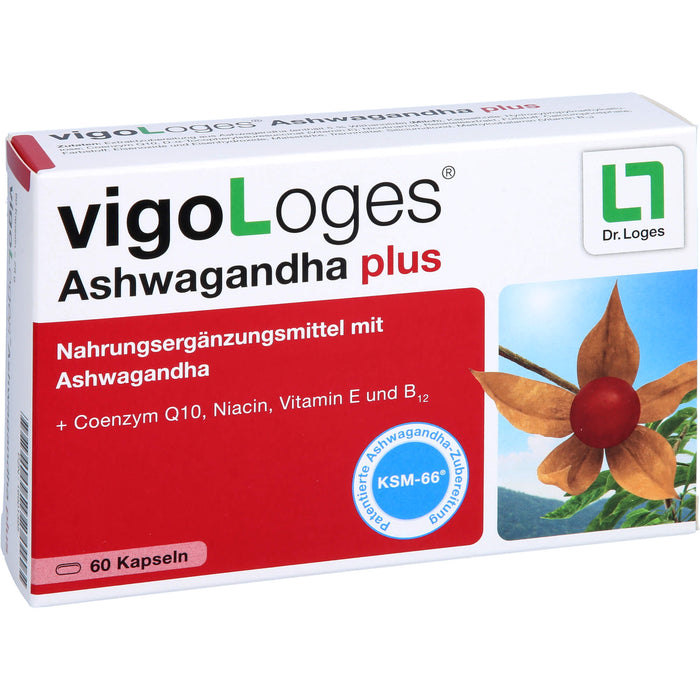 vigoLoges Ashwagandha plus Kapseln, 60 St., 60 pcs. Capsules