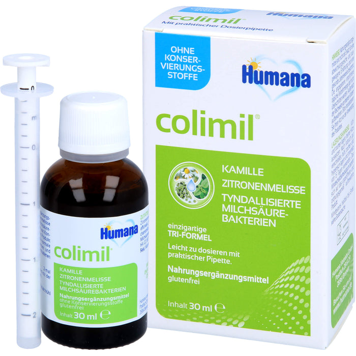 Humana Colimil Lösung mit Kamille, Zitronenmelisse und Milchsäurebakterien, 30 ml Lösung