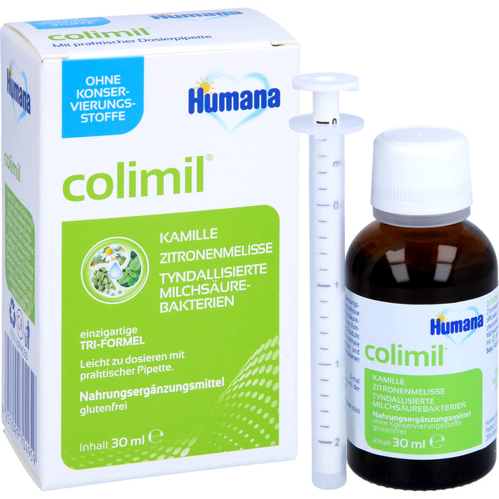 Humana Colimil Lösung mit Kamille, Zitronenmelisse und Milchsäurebakterien, 30 ml Solution