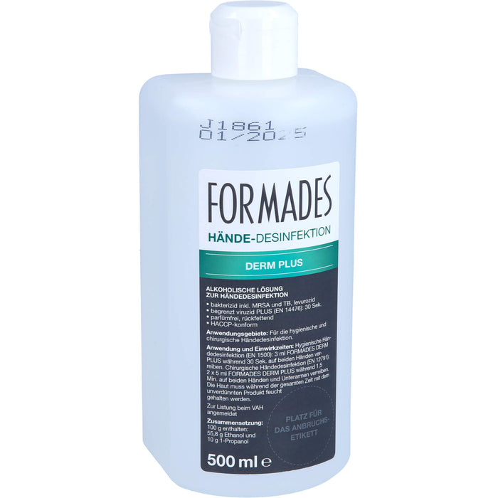 FORMADES Derm Plus Hände & Hautdesinfektion, 500 ml Solution