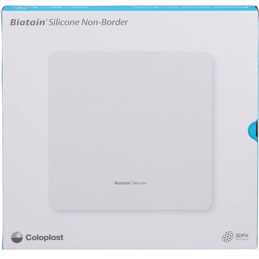 Biatain Silicone Non-Border Schaumverband  20 x 20 cm, 5 St. Verband
