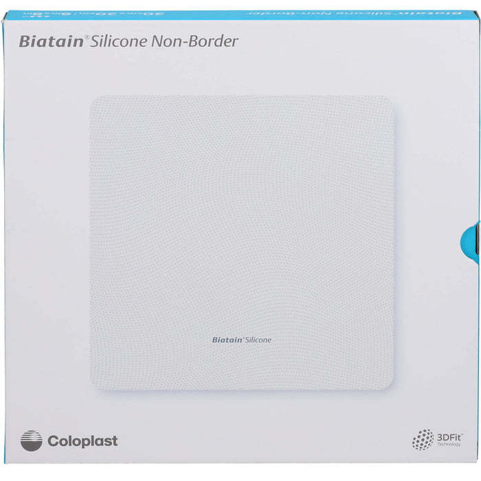 Biatain Silicone Non-Border Schaumverband  20 x 20 cm, 5 St. Verband