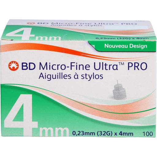 BD MICRO-FINE ULTRA PRO Pen-Nadeln 4mm 32G 0,23mm, 100 St KAN