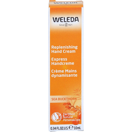 WELEDA Sanddorn Express Handcreme, 10 ml Creme