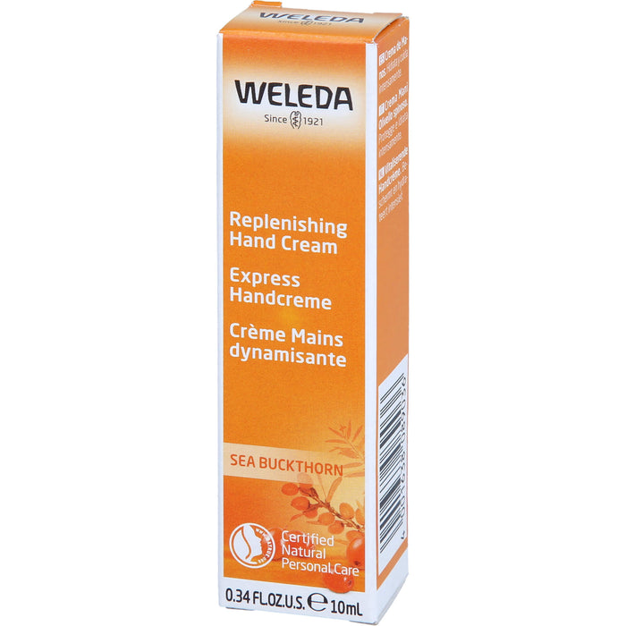 WELEDA Sanddorn Express Handcreme, 10 ml Cream