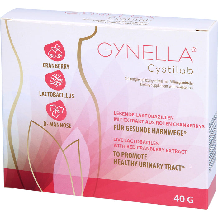 GYNELLA Cystilab Pulver mit lebenden Laktobazillen für gesunde Harnwege, 10 St. Beutel