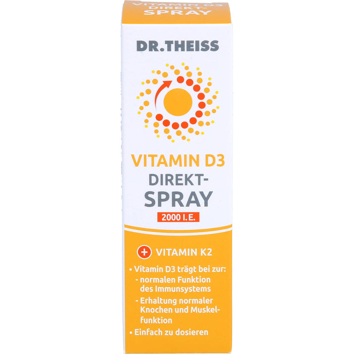 Dr. Theiss Vitamin D3 Direkt-Spray 2000 I.E., 20 ml Spray
