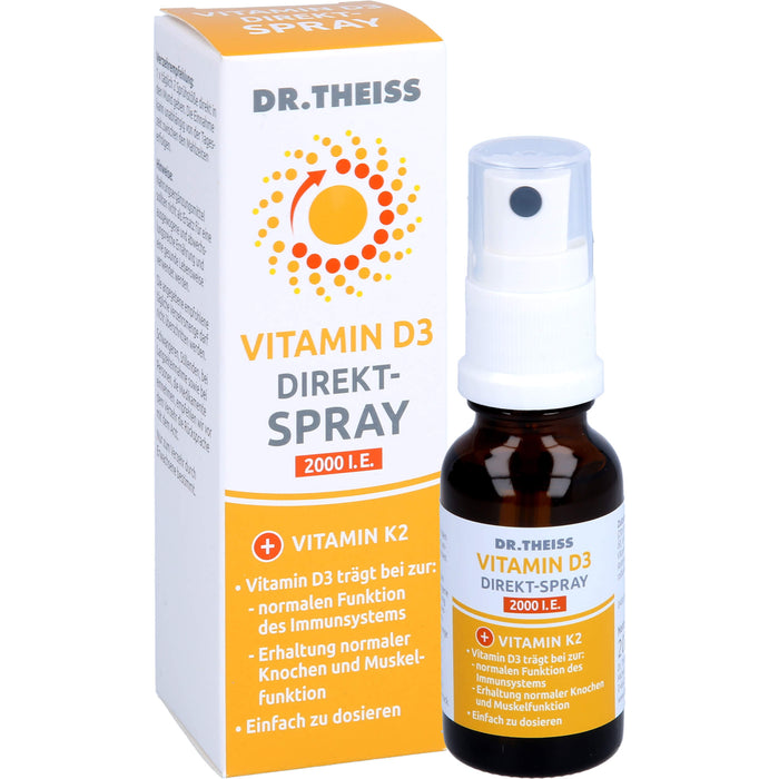 Dr. Theiss Vitamin D3 Direkt-Spray 2000 I.E., 20 ml Spray