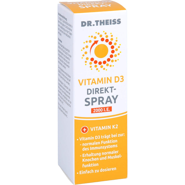 Dr. Theiss Vitamin D3 Direkt-Spray 2000 I.E., 20 ml Spray