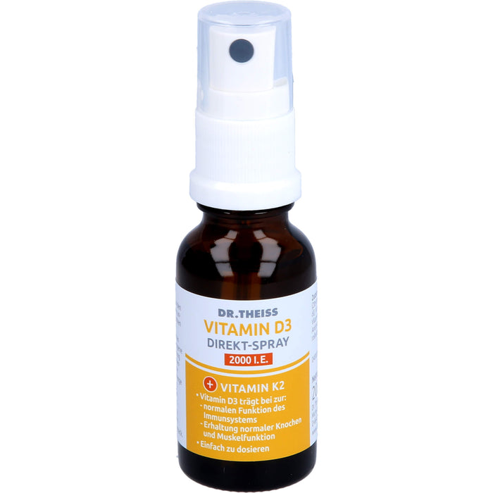 Dr. Theiss Vitamin D3 Direkt-Spray 2000 I.E., 20 ml Spray