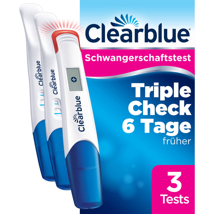 Clearblue Schwangerschaftstest TRIPLECHECK ULTRA F, 3 St TES