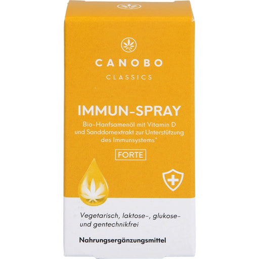 Canobo Bio-Hanfsamenöl Immun-Spray Vitamin D, 10 ml Spray