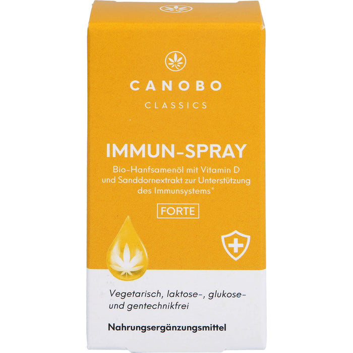 Canobo Bio-Hanfsamenöl Immun-Spray Vitamin D, 10 ml Spray