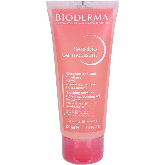 BIODERMA Sensibio Gel Moussant mildes, beruhigendes Mizellenreinigungsgel, 100 ml Gel