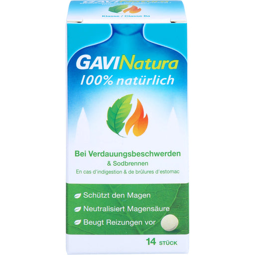 GAVINatura Lutschtabletten bei Verdauungsbeschwerden & Sodbrennen, 14 St. Tabletten