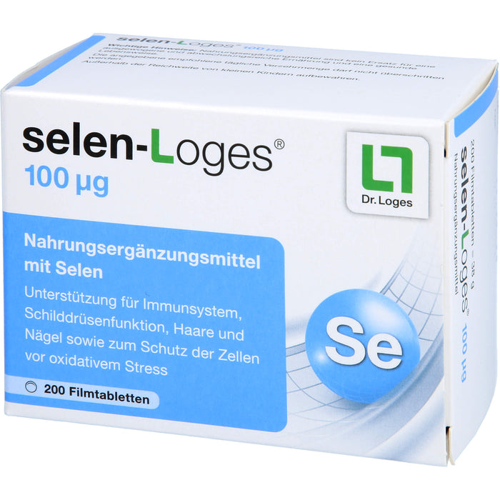 selen-Loges 100 µg Tabletten, 200 St., 200 pcs. Tablets