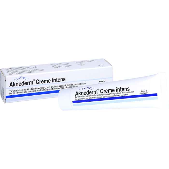 Aknederm Creme intens zur Pflege der Haut bei Unreinheiten, 30 g Creme