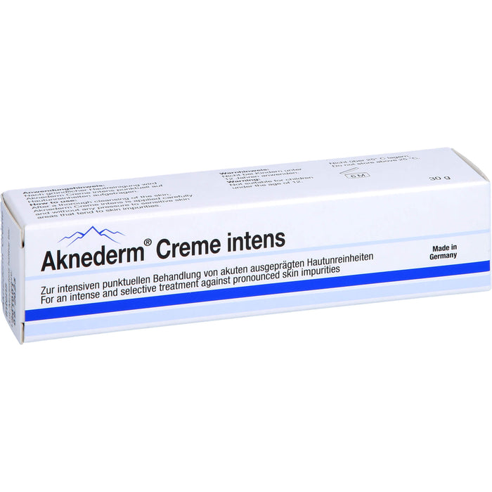 Aknederm Creme intens zur Pflege der Haut bei Unreinheiten, 30 g Crème