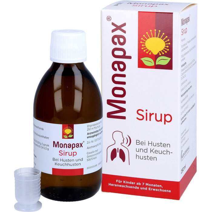 Monapax Sirup bei Husten, 250 ml Solution
