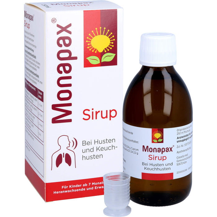 Monapax Sirup bei Husten, 250 ml Solution
