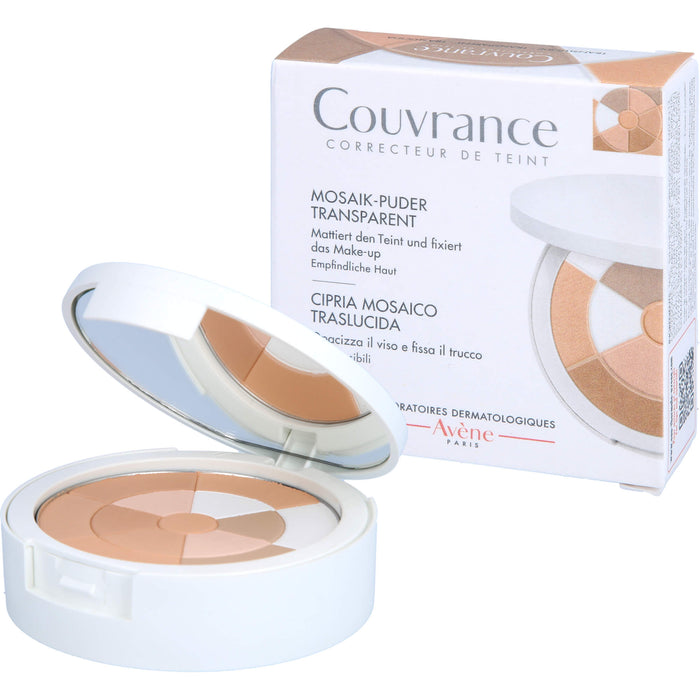 AVENE Couvrance Mosaik-Puder TRANSPARENT m. Schwäm, 10 g Powder