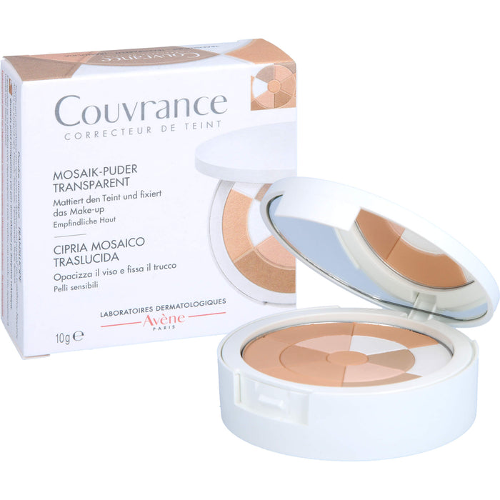 AVENE Couvrance Mosaik-Puder TRANSPARENT m. Schwäm, 10 g Powder