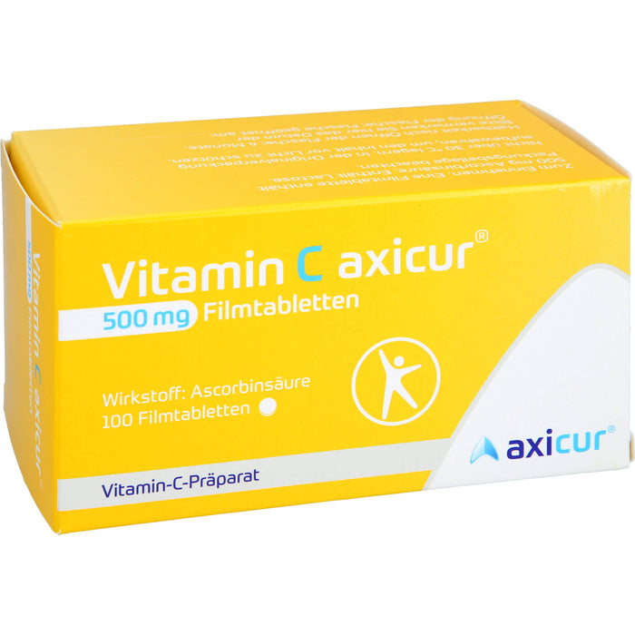 Vitamin C axicur® 500 mg Filmtabletten, 100 St FTA