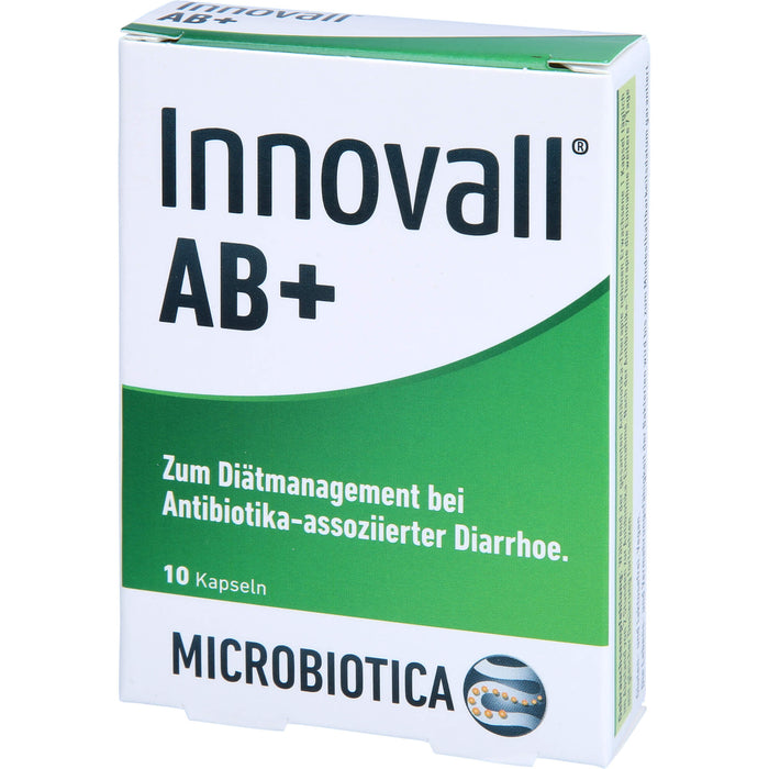 Innovall AB+ Kapseln bei Antibiotika-assoziierter Diarrhoe, 10 St. Kapseln