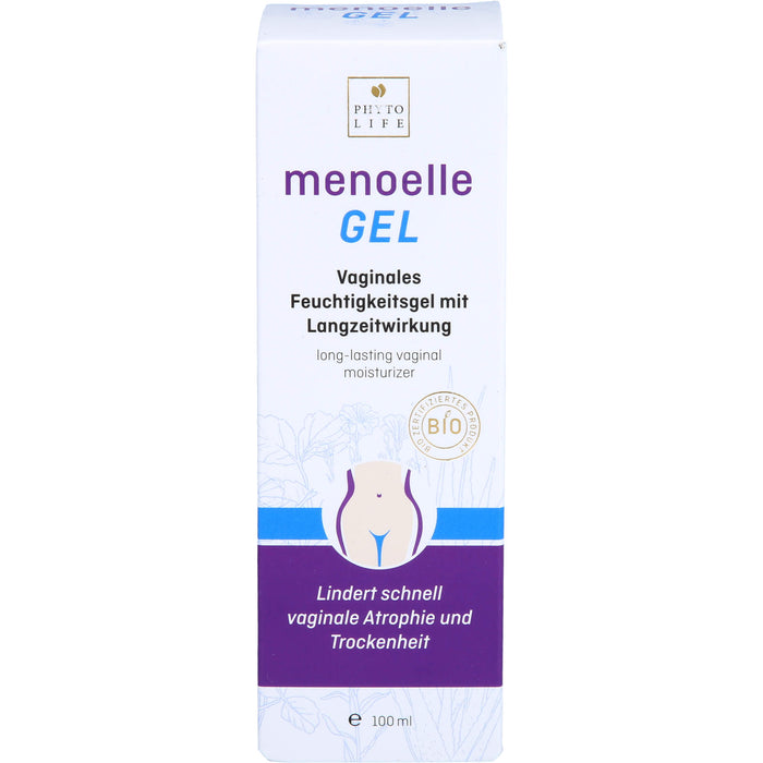 Menoelle Gel vaginales Feuchtigkeitsgel mit Langzeitwirkung, 100 ml Gel