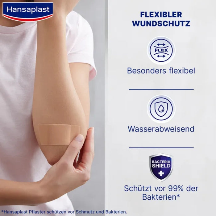 Hansaplast Elastic Pflaster 5 m x 6 cm extra flexibel, 1 pc Pansement